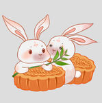 中秋玉兔月饼