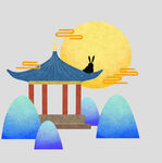 中秋玉兔月饼