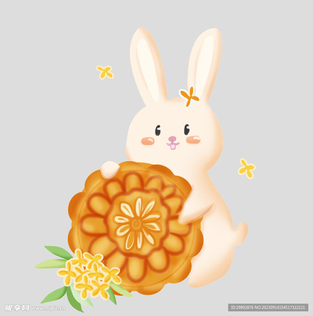 中秋玉兔月饼
