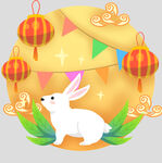 中秋玉兔月饼