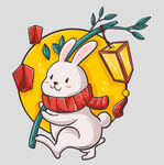 中秋玉兔月饼
