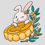 中秋玉兔月饼