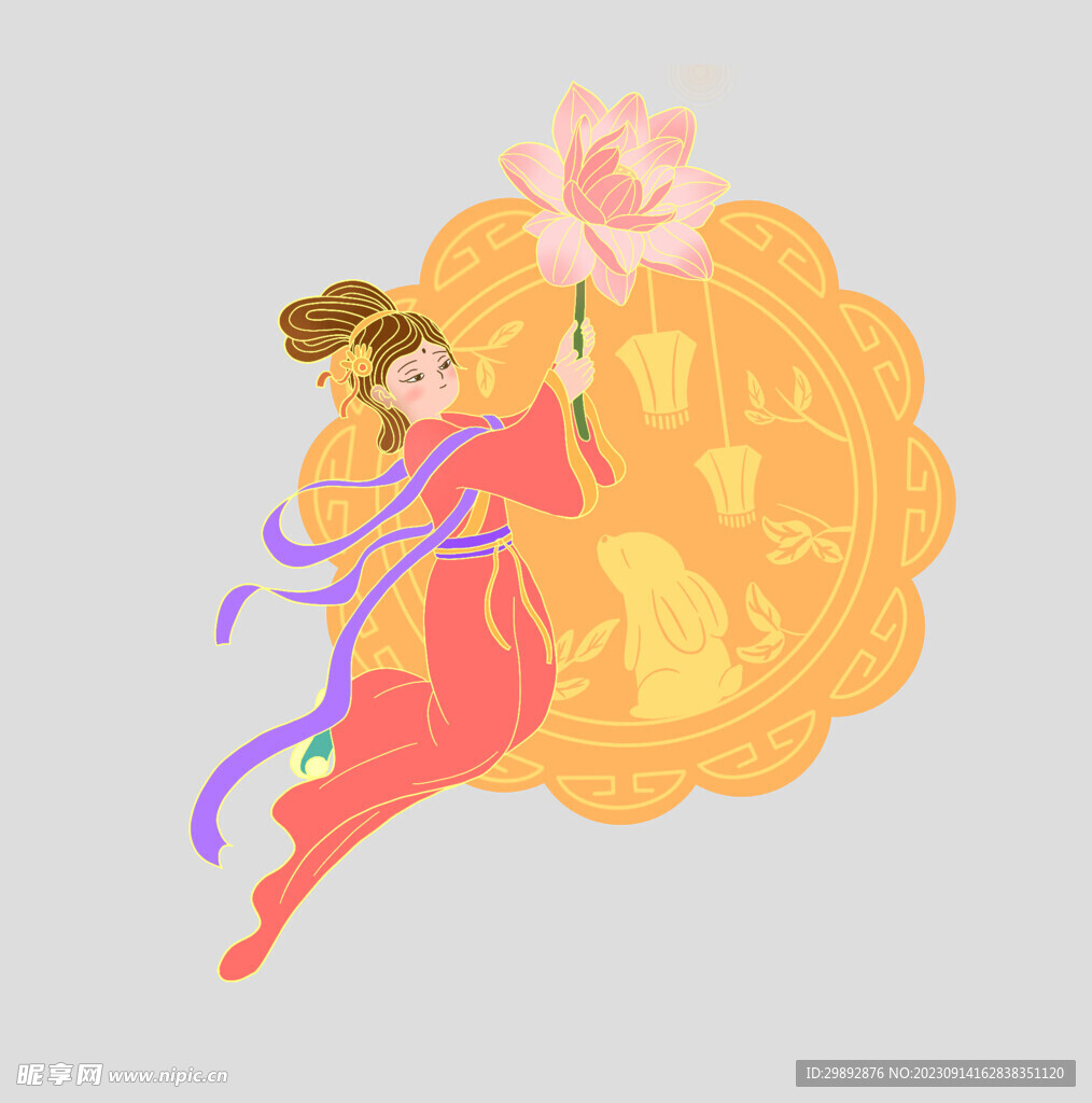 中秋玉兔月饼