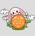 中秋玉兔月饼
