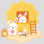 中秋玉兔月饼