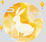 中秋玉兔月饼