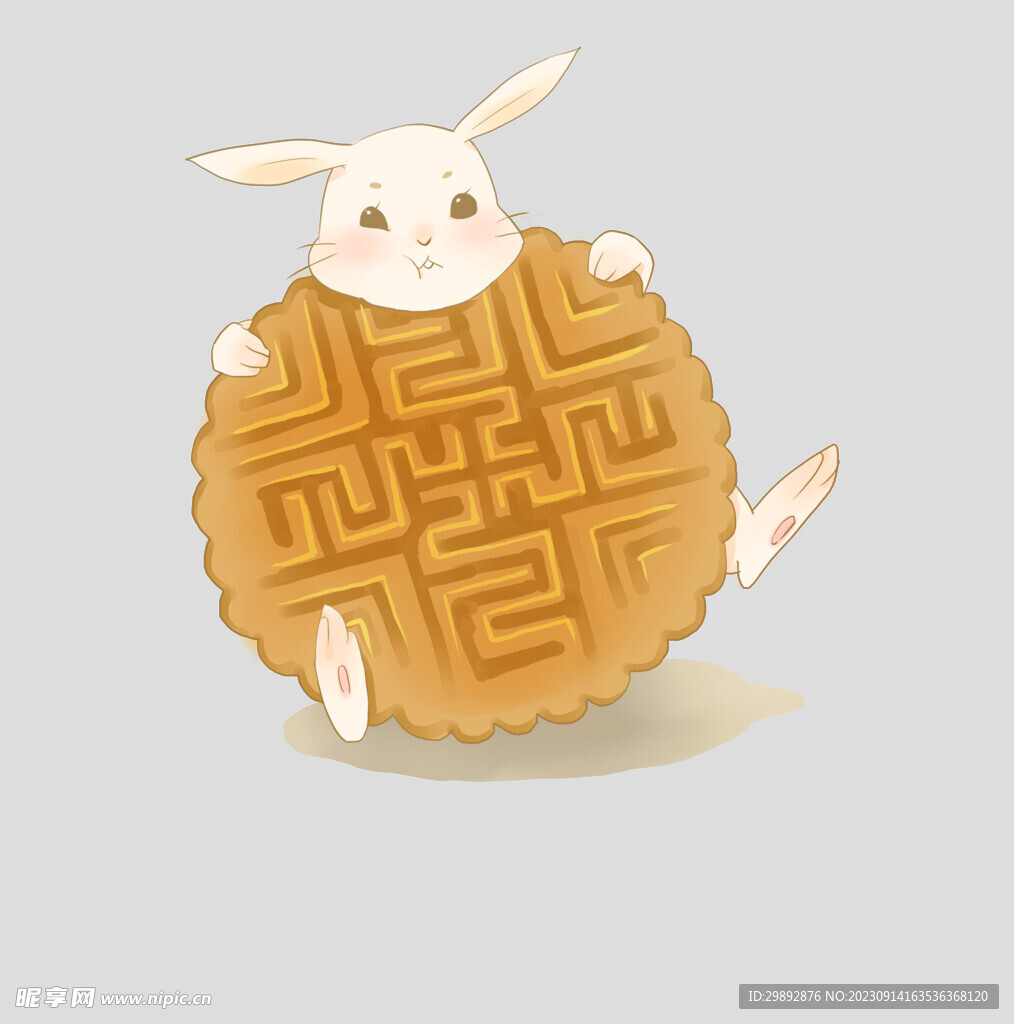 中秋玉兔月饼