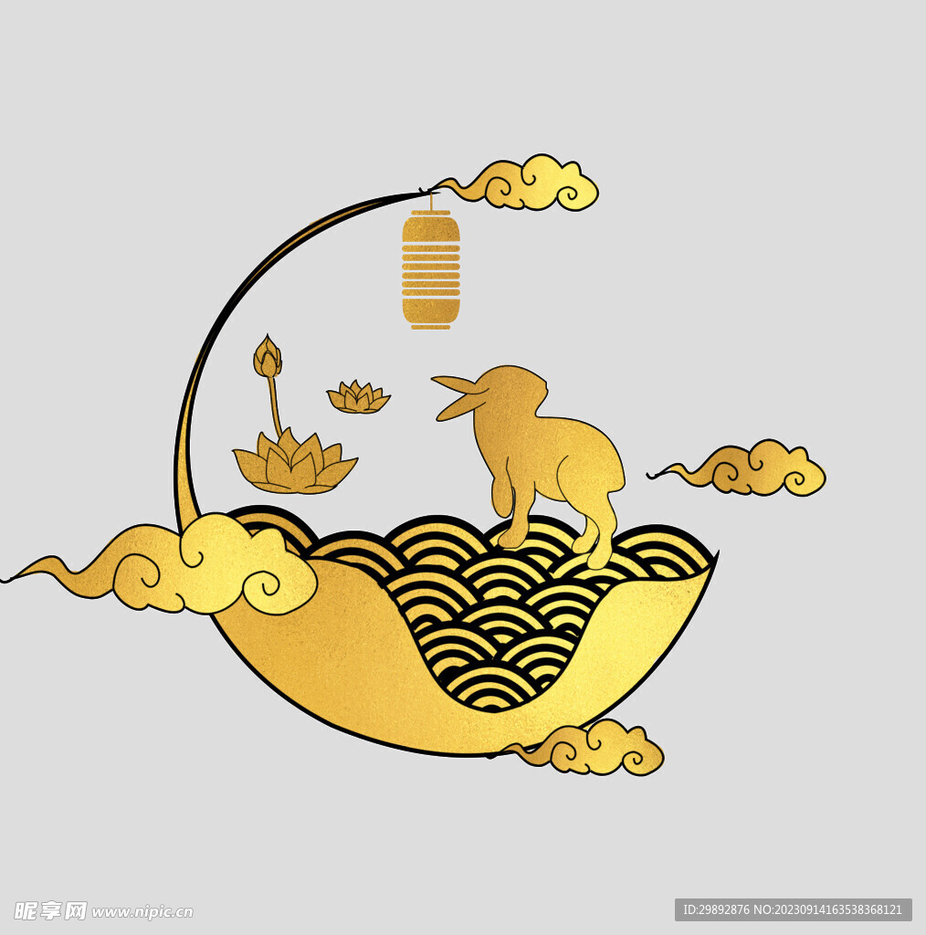 中秋玉兔月饼