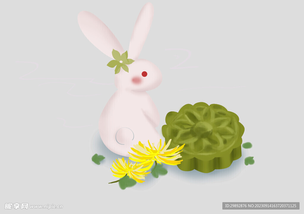 中秋玉兔月饼