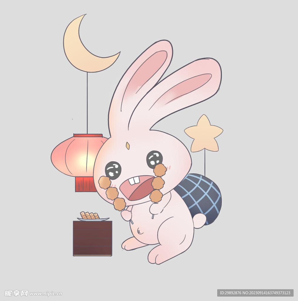 中秋玉兔月饼