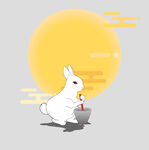 中秋玉兔月饼