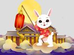 中秋玉兔月饼
