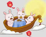 中秋玉兔月饼