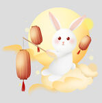 中秋玉兔月饼