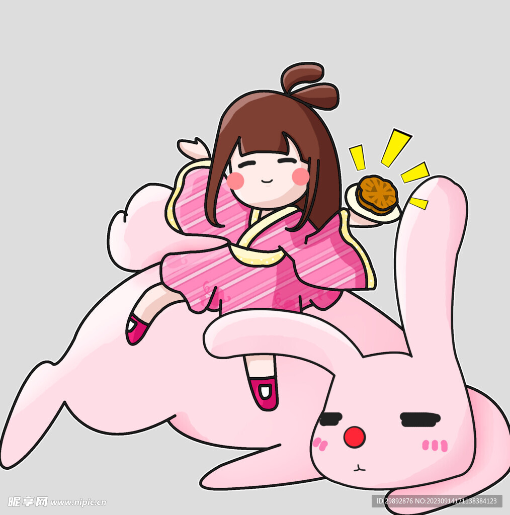 中秋玉兔月饼