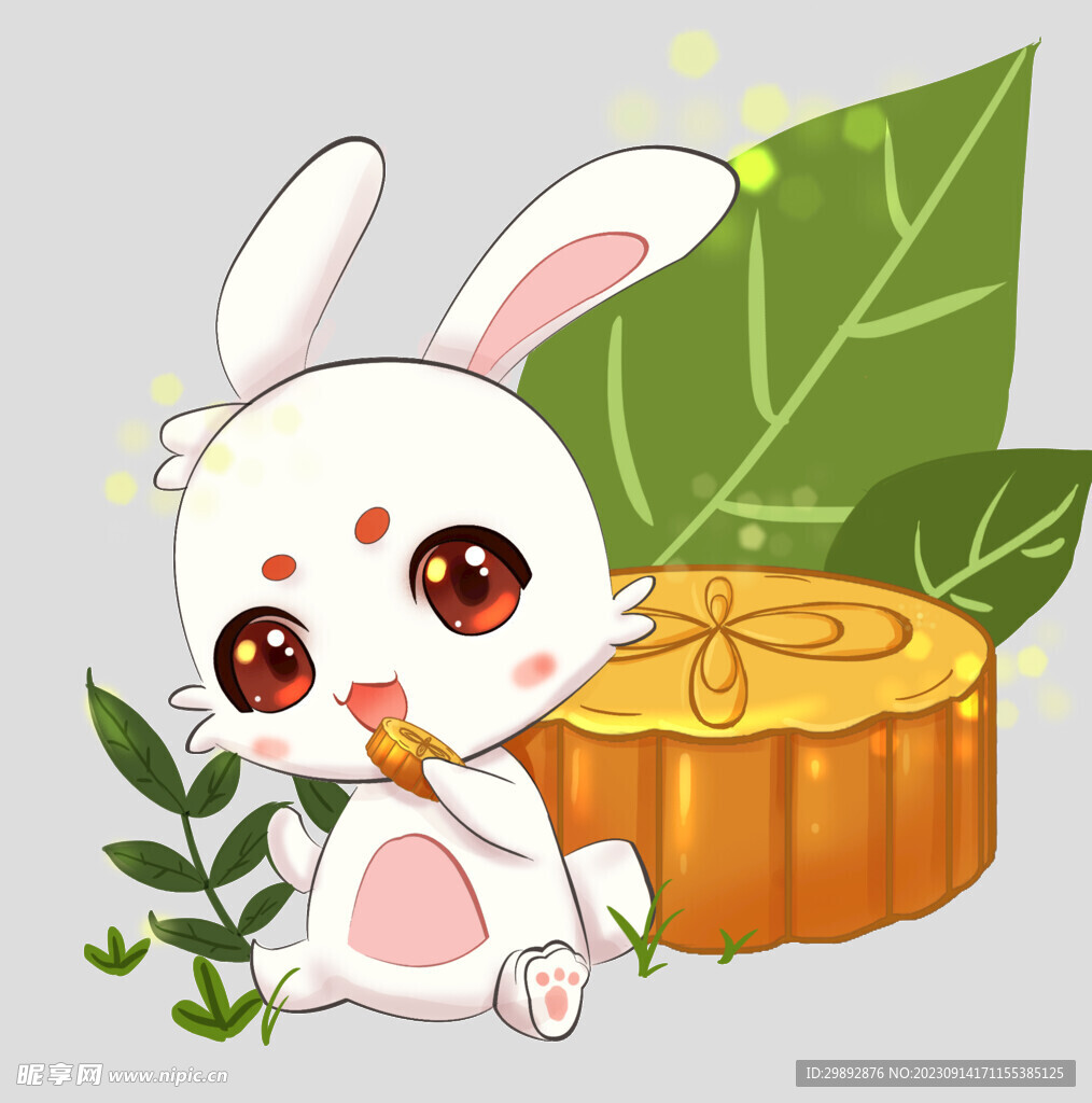 中秋玉兔月饼