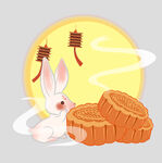 中秋玉兔月饼