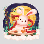 中秋玉兔月饼