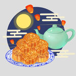 中秋玉兔月饼