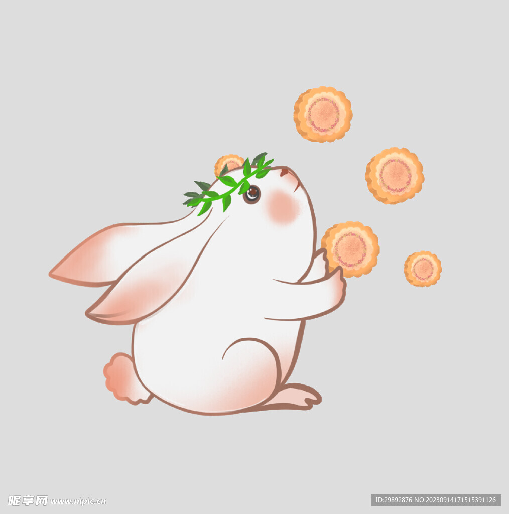 中秋玉兔月饼