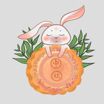 中秋玉兔月饼