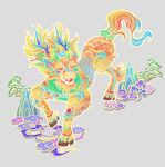 手绘神兽
