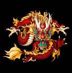 手绘神兽