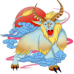 手绘神兽