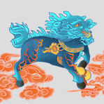 手绘神兽