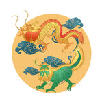 手绘神兽