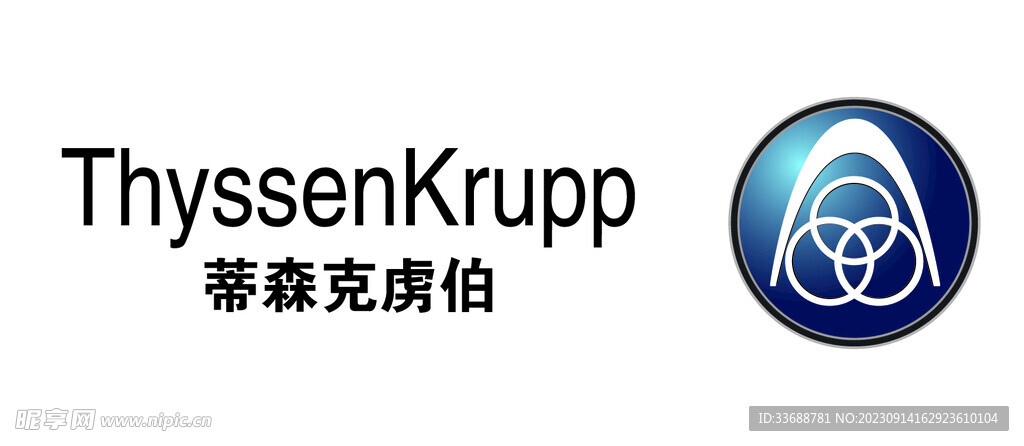 蒂森克虏伯矢量logo