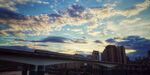 城市夕阳
