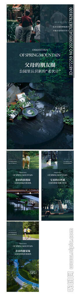 公园  卖点   配套  蓝城