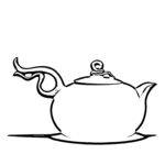 茶壶线描