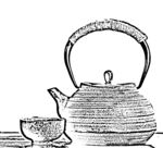 茶壶线描