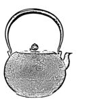 茶壶线描
