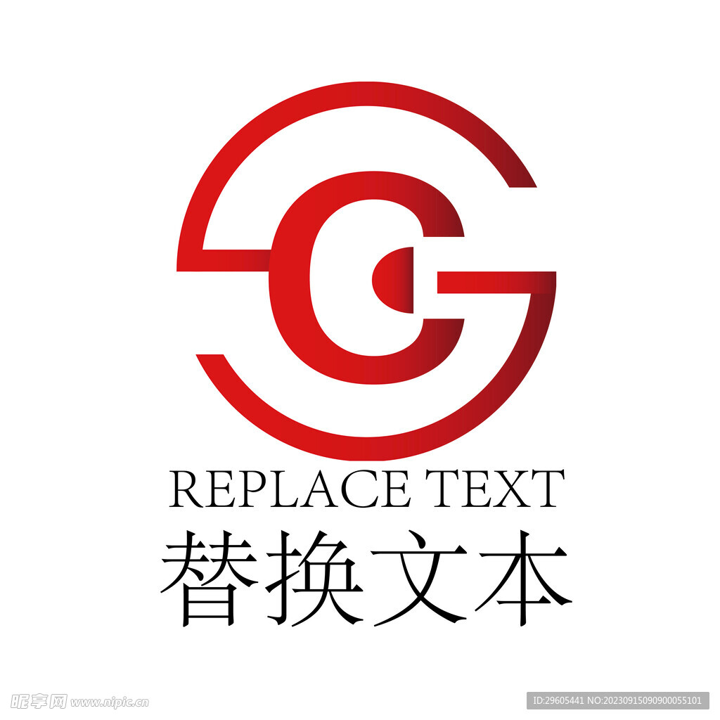 SC标识商标logo模板