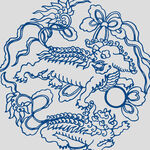 青花瓷花纹