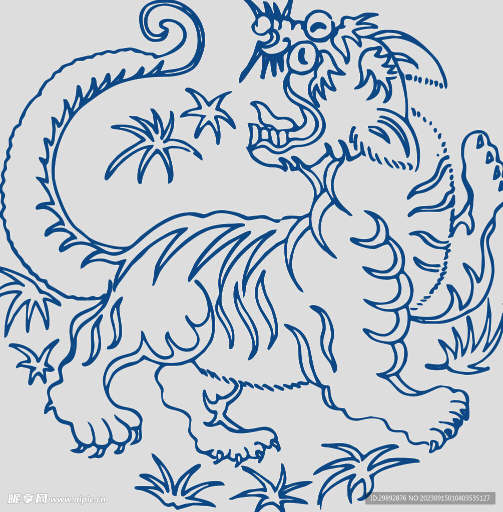 青花瓷花纹