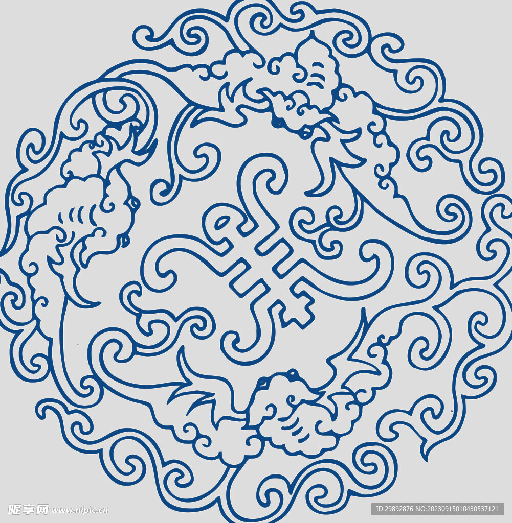 青花瓷花纹