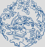 青花瓷花纹