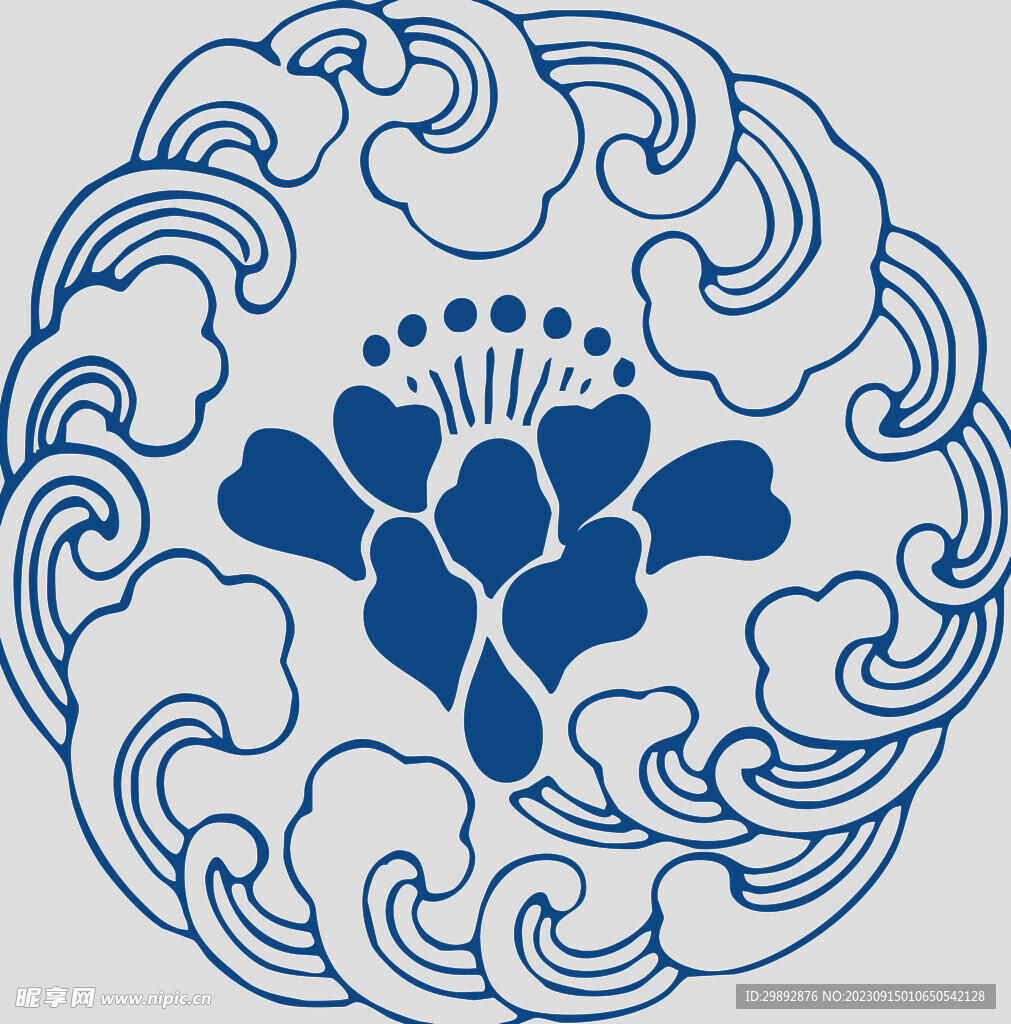 青花瓷花纹