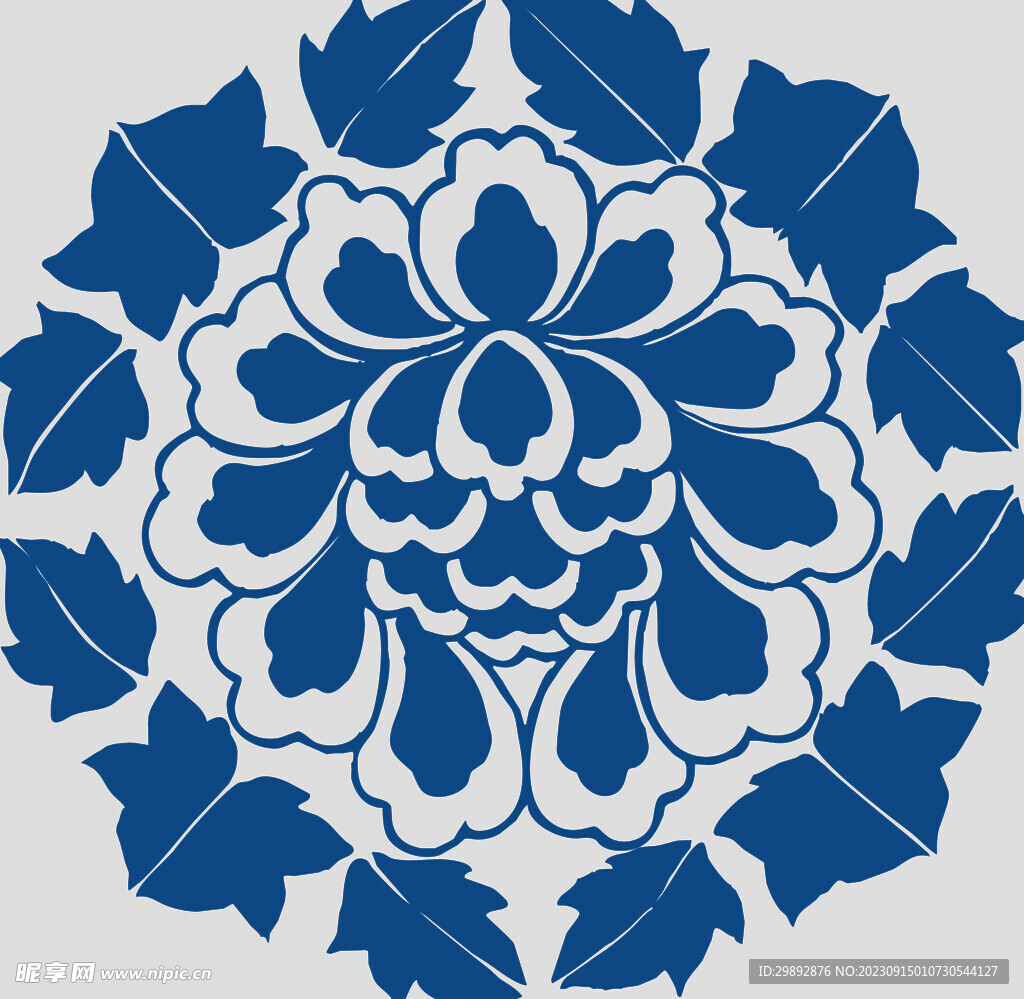 青花瓷花纹