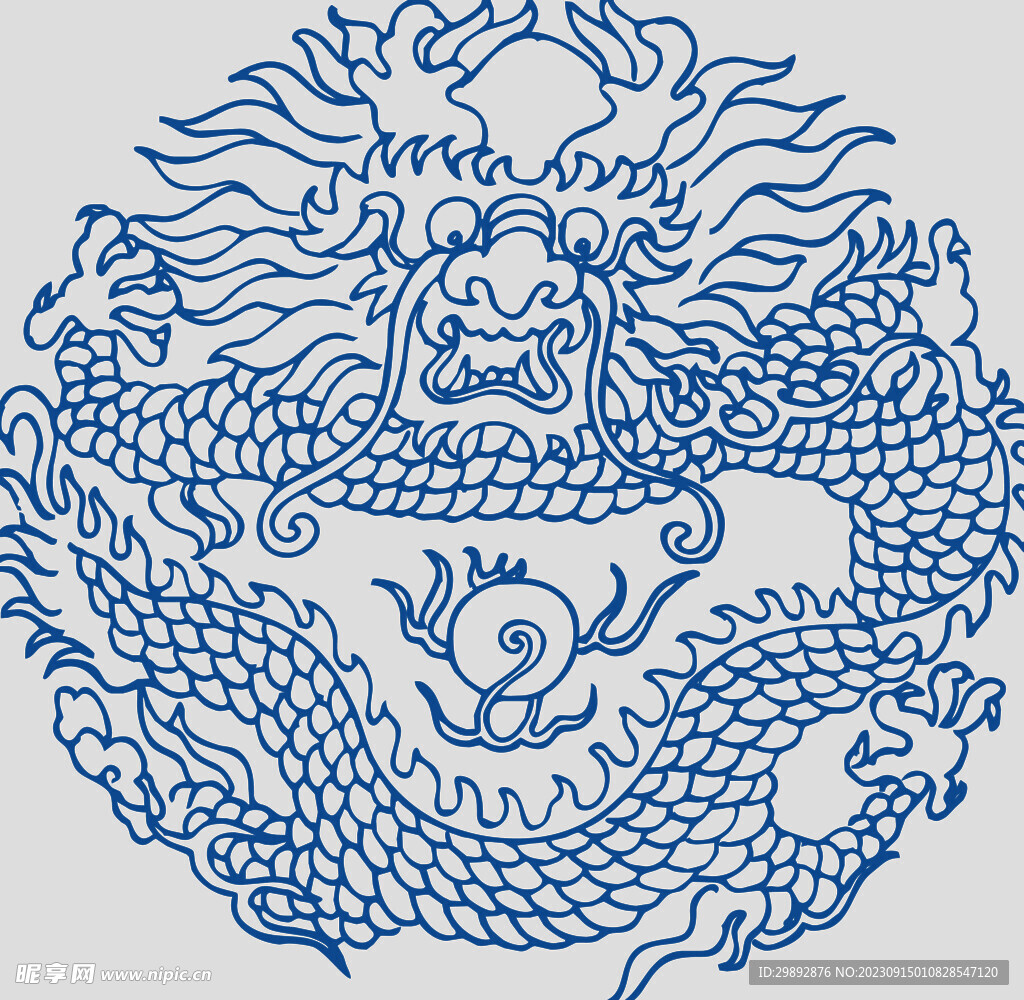 青花瓷花纹