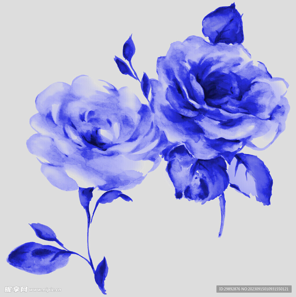 青花瓷花纹