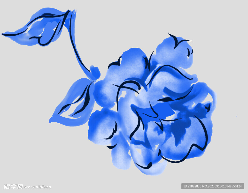 青花瓷花纹