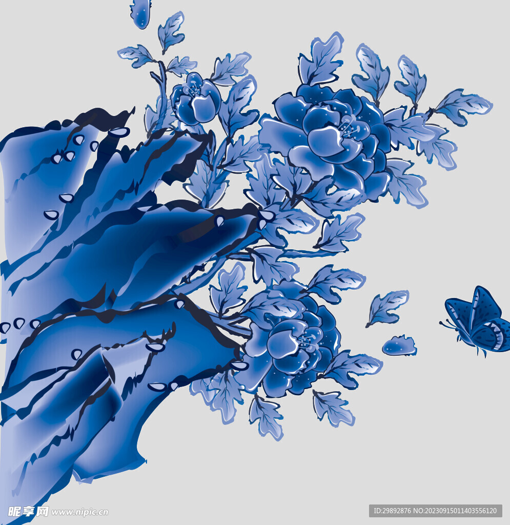 青花瓷花纹