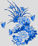 青花瓷花纹