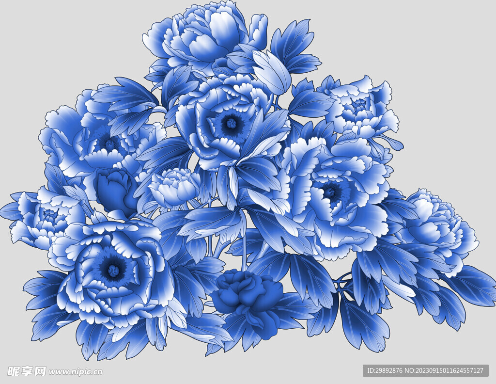 青花瓷花纹