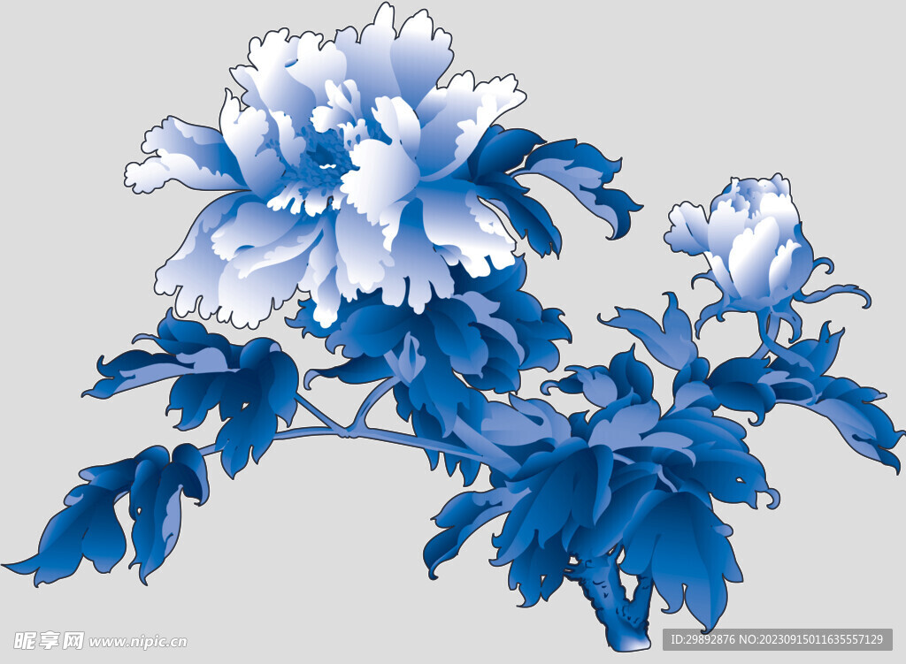青花瓷花纹